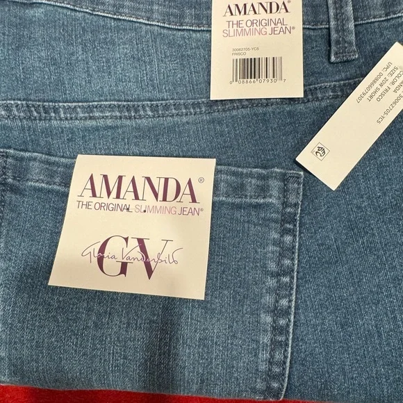 Gloria Vanderbilt Amanda Classic Denim Jeans - Picture 1 of 5